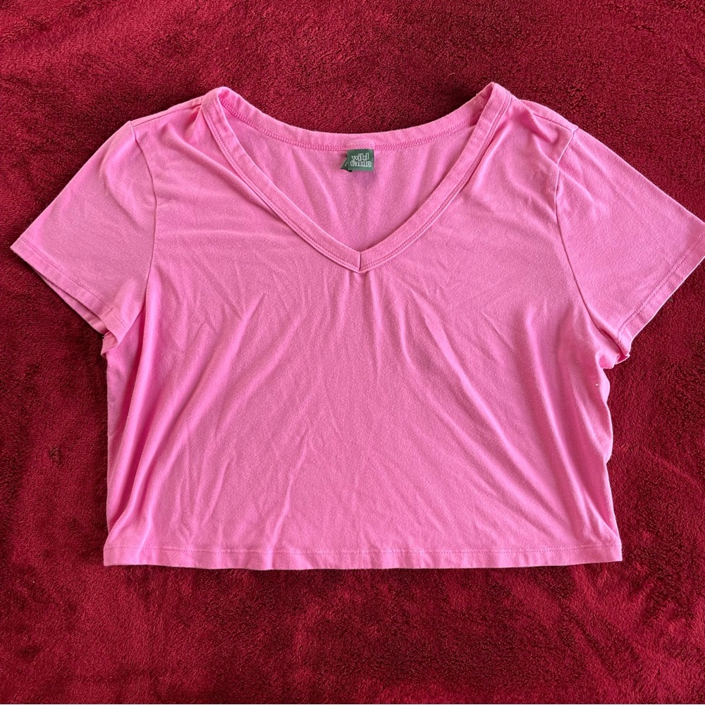 Cropped V-Neck